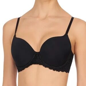 Natori 42DD‎ Black Renew Full Fit Contour Underwire Bra NWT 731233